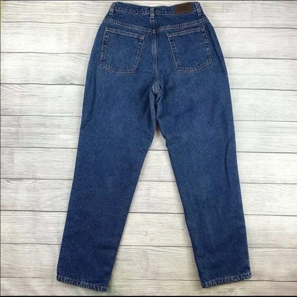 L.L. Bean High Waisted Fleece Lined Jeans 8 - Picture 7 of 9
